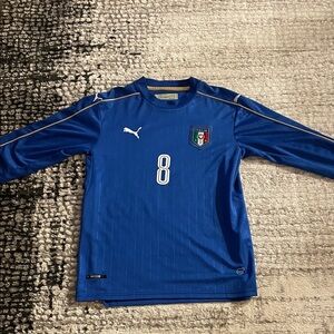 Puma Royal Blue Italy Soccer Jersey